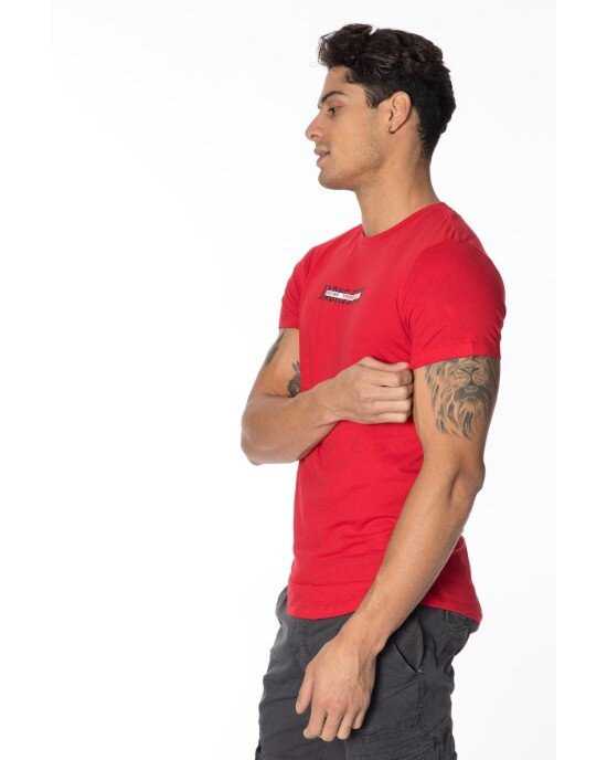 T-shirt Jack n Jones κόκκινο T-shirt Jack n Jones κόκκινο