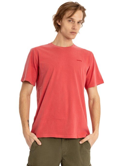 T-shirt SUPERDRY κόκκινο ΚΟΝΤΟΜΑΝΙΚΕΣ