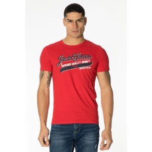 T-shirt Jack n Jones κόκκινο