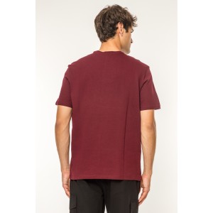 T-shirt Calvin Klein μπορντό T-shirt Calvin Klein μπορντό