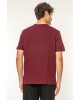 T-shirt Calvin Klein μπορντό ΚΟΝΤΟΜΑΝΙΚΕΣ