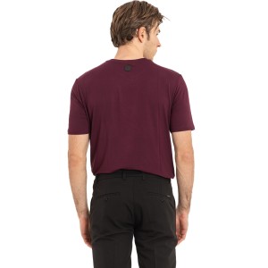 T-shirt Vittorio μπορντό T-shirt Vittorio μπορντό