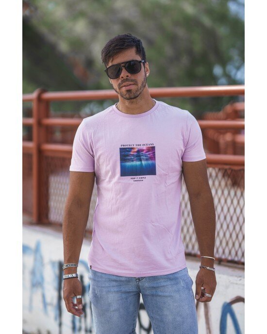 T-shirt Emerson ροζ T-shirt Emerson ροζ