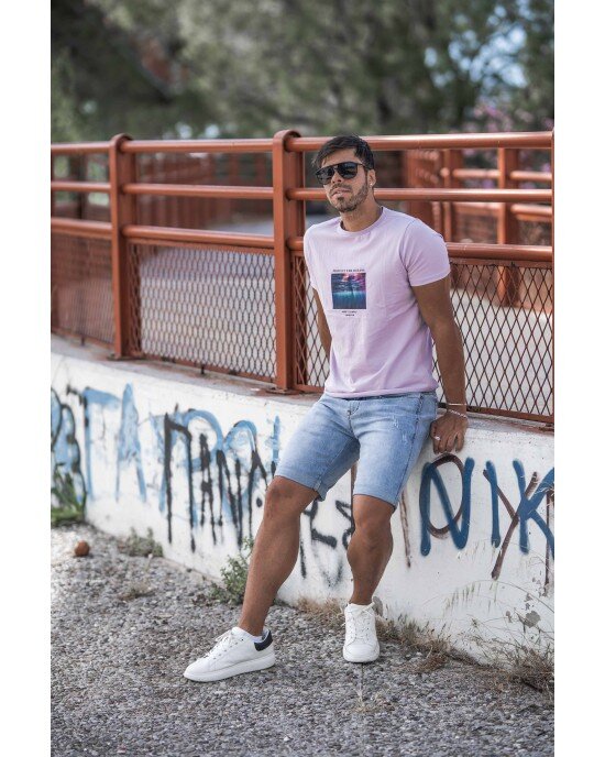 T-shirt Emerson ροζ T-shirt Emerson ροζ