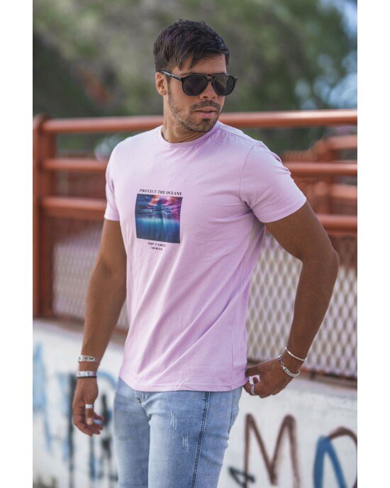 T-shirt Emerson ροζ T-shirt Emerson ροζ