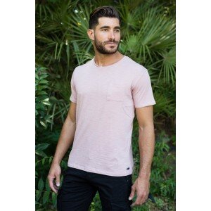 T-shirt Frank Taylor ροζ T-shirt Frank Taylor ροζ