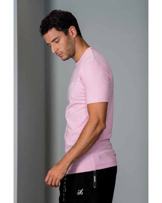 T-Shirt Henry ροζ T-Shirt Henry ροζ