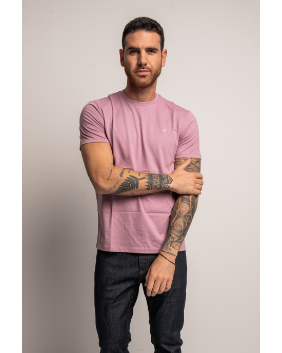 T-shirt Calvin Klein ροζ ΚΟΝΤΟΜΑΝΙΚΕΣ