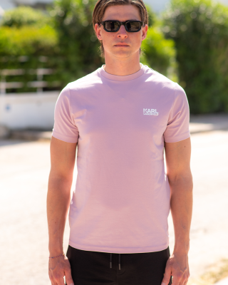 T-shirt Karl Lagerfeld ροζ