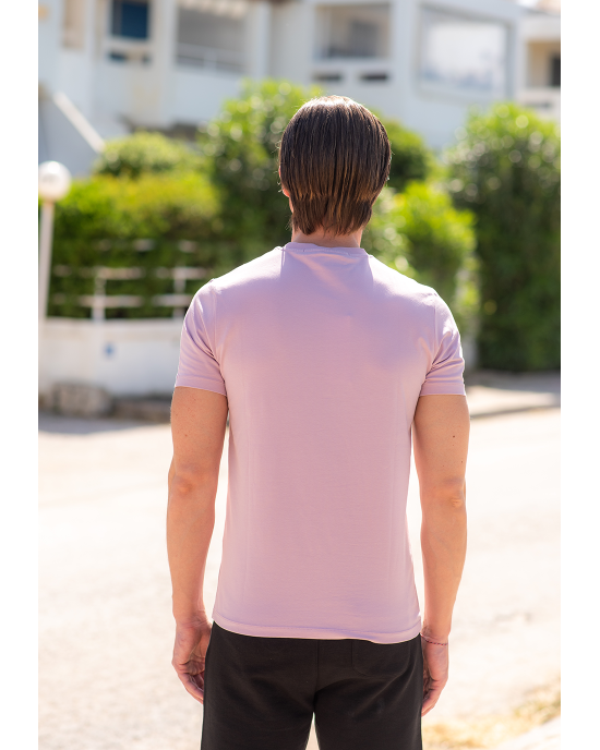 T-shirt Karl Lagerfeld ροζ ΚΟΝΤΟΜΑΝΙΚΕΣ
