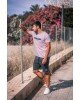 T-shirt Emerson ροζ T-shirt Emerson ροζ