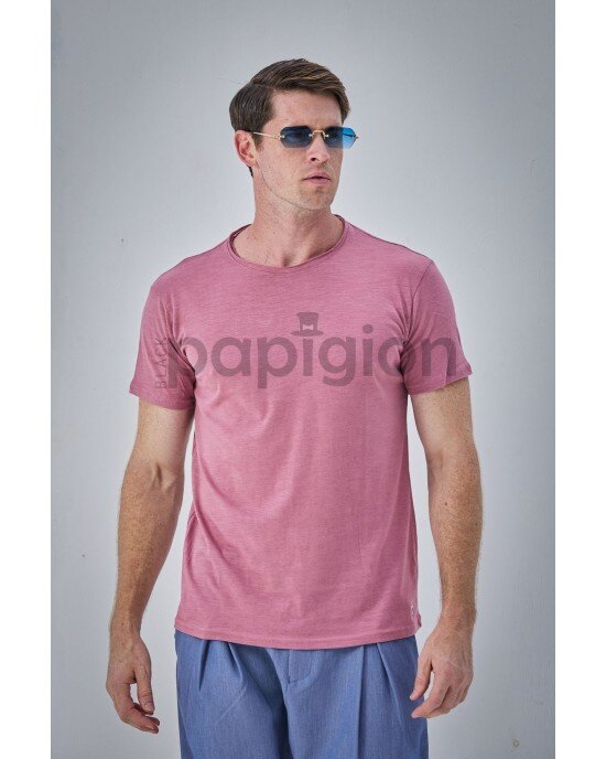 T-shirt Frank Taylor ροζ T-shirt Frank Taylor ροζ