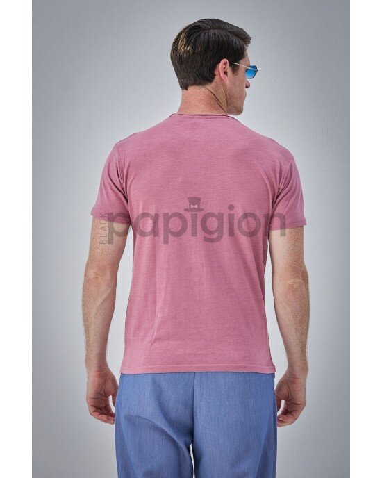 T-shirt Frank Taylor ροζ T-shirt Frank Taylor ροζ