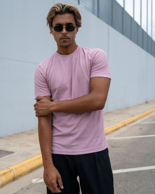 T-shirt Vittorio ροζ
