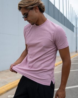 T-shirt Vittorio ροζ