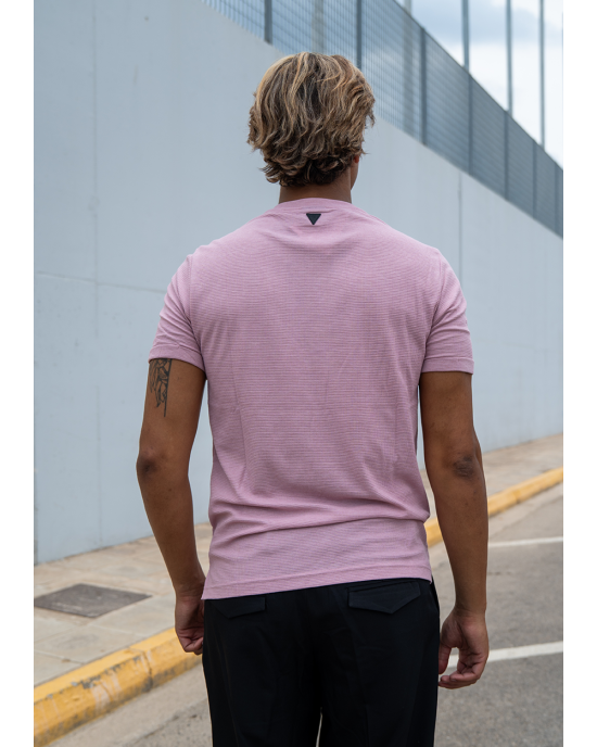 T-shirt Vittorio ροζ ΚΟΝΤΟΜΑΝΙΚΕΣ