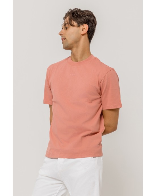 T-Shirt Hugo ροζ ΚΟΝΤΟΜΑΝΙΚΕΣ