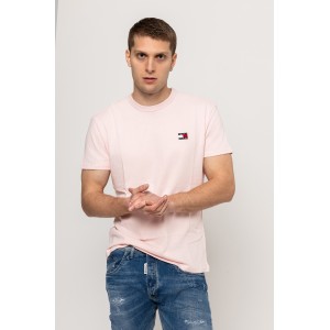 T-shirt Tommy Jeans ροζ T-shirt Tommy Jeans ροζ
