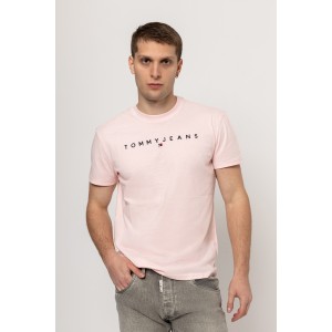T-shirt Tommy Jeans ροζ T-shirt Tommy Jeans ροζ