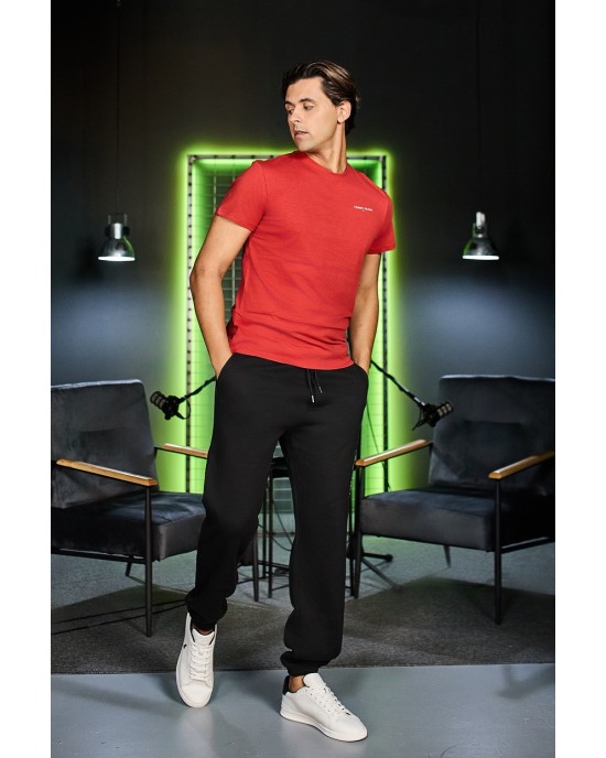 T-shirt Tommy Jeans πορτοκαλί ΚΟΝΤΟΜΑΝΙΚΕΣ