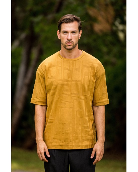 T-shirt Vittorio πορτοκαλί ΚΟΝΤΟΜΑΝΙΚΕΣ