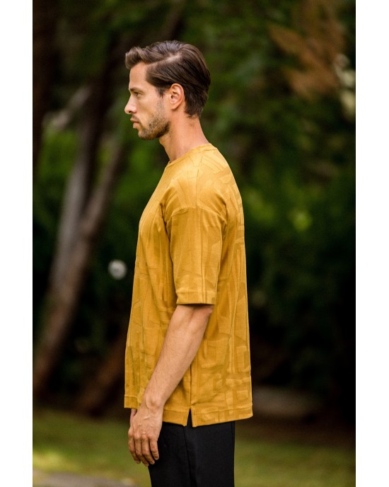 T-shirt Vittorio πορτοκαλί ΚΟΝΤΟΜΑΝΙΚΕΣ
