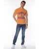 T-shirt Franklin Marshall Πορτοκαλί T-shirt Franklin Marshall Πορτοκαλί