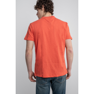 T-shirt Tommy Jeans πορτοκαλί