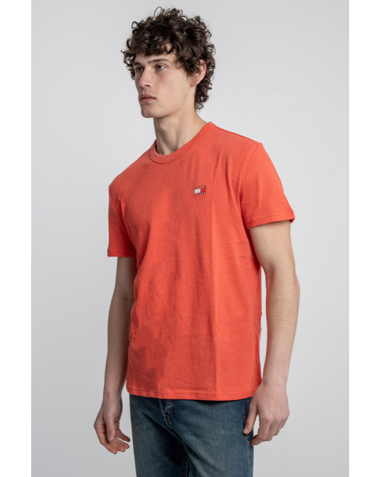 T-shirt Tommy Jeans πορτοκαλί ΚΟΝΤΟΜΑΝΙΚΕΣ