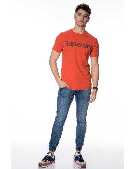 T-shirt SUPERDRY πορτοκαλί