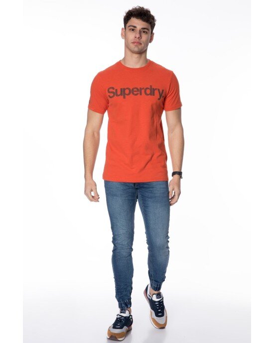 T-shirt SUPERDRY πορτοκαλί