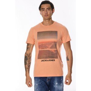 T-shirt Jack n Jones πορτοκαλί
