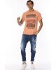 T-shirt Jack n Jones πορτοκαλί