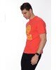 T-shirt Franklin Marshall πορτοκαλί T-shirt Franklin Marshall πορτοκαλί