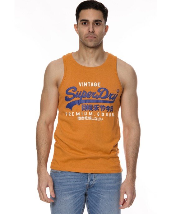 T-shirt Superdry πορτοκαλί