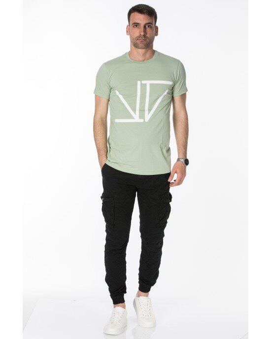 T-shirt Twin Black φυστικί