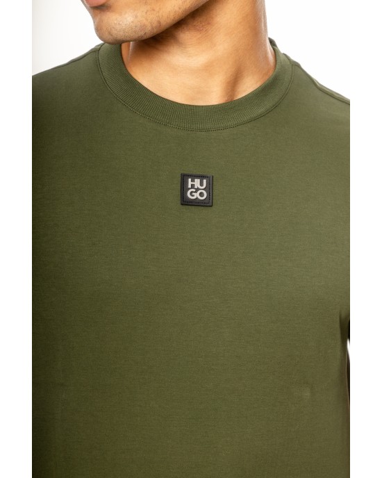 T-Shirt Hugo πράσινο ΚΟΝΤΟΜΑΝΙΚΕΣ
