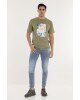 T-shirt Jack n Jones πράσινο ΚΟΝΤΟΜΑΝΙΚΕΣ T-shirt Jack n Jones πράσινο ΚΟΝΤΟΜΑΝΙΚΕΣ