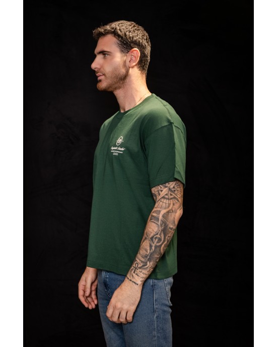 T-shirt Jack n Jones πράσινη ΚΟΝΤΟΜΑΝΙΚΕΣ