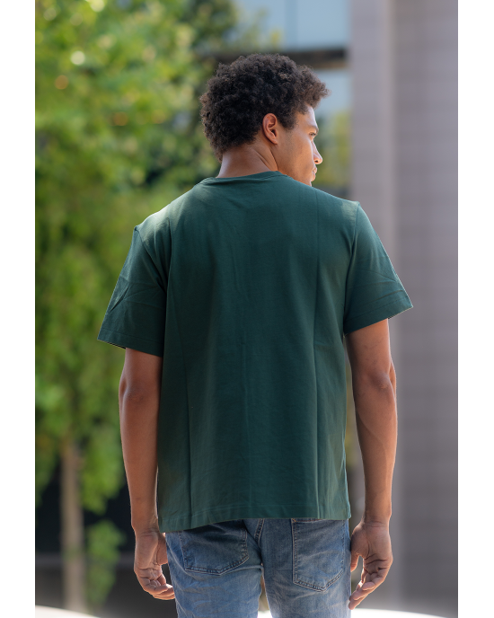 T-shirt Calvin Klein πρασινό ΚΟΝΤΟΜΑΝΙΚΕΣ