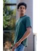 T-shirt Calvin Klein πρασινό ΚΟΝΤΟΜΑΝΙΚΕΣ