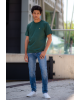 T-shirt Calvin Klein πρασινό ΚΟΝΤΟΜΑΝΙΚΕΣ