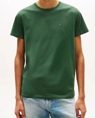 T-shirt Tommy Jeans πράσινο