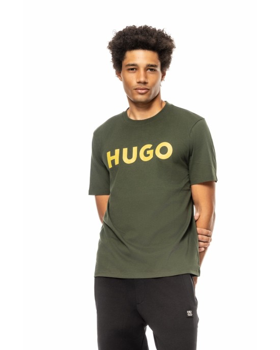T-Shirt Hugo πράσινο ΚΟΝΤΟΜΑΝΙΚΕΣ