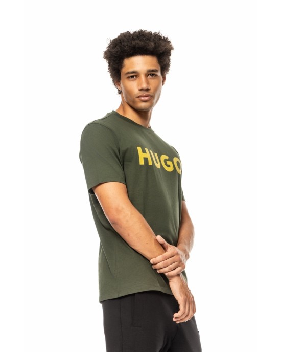 T-Shirt Hugo πράσινο ΚΟΝΤΟΜΑΝΙΚΕΣ