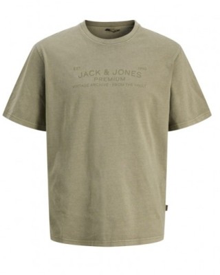 T-shirt Jack n Jones χακί