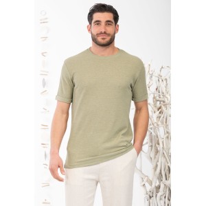 T-shirt Vittorio χακί T-shirt Vittorio χακί