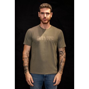T-shirt Jack n Jones χακί