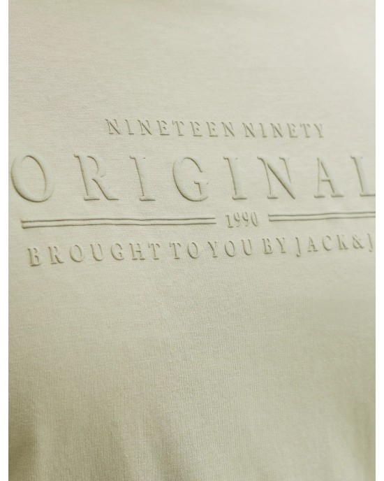 T-shirt Jack n Jones Plus Size χακί ΚΟΝΤΟΜΑΝΙΚΕΣ