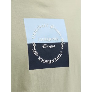 T-shirt Jack n Jones χακί